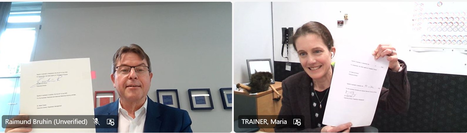 APVMA and Swissmedic sign MoU